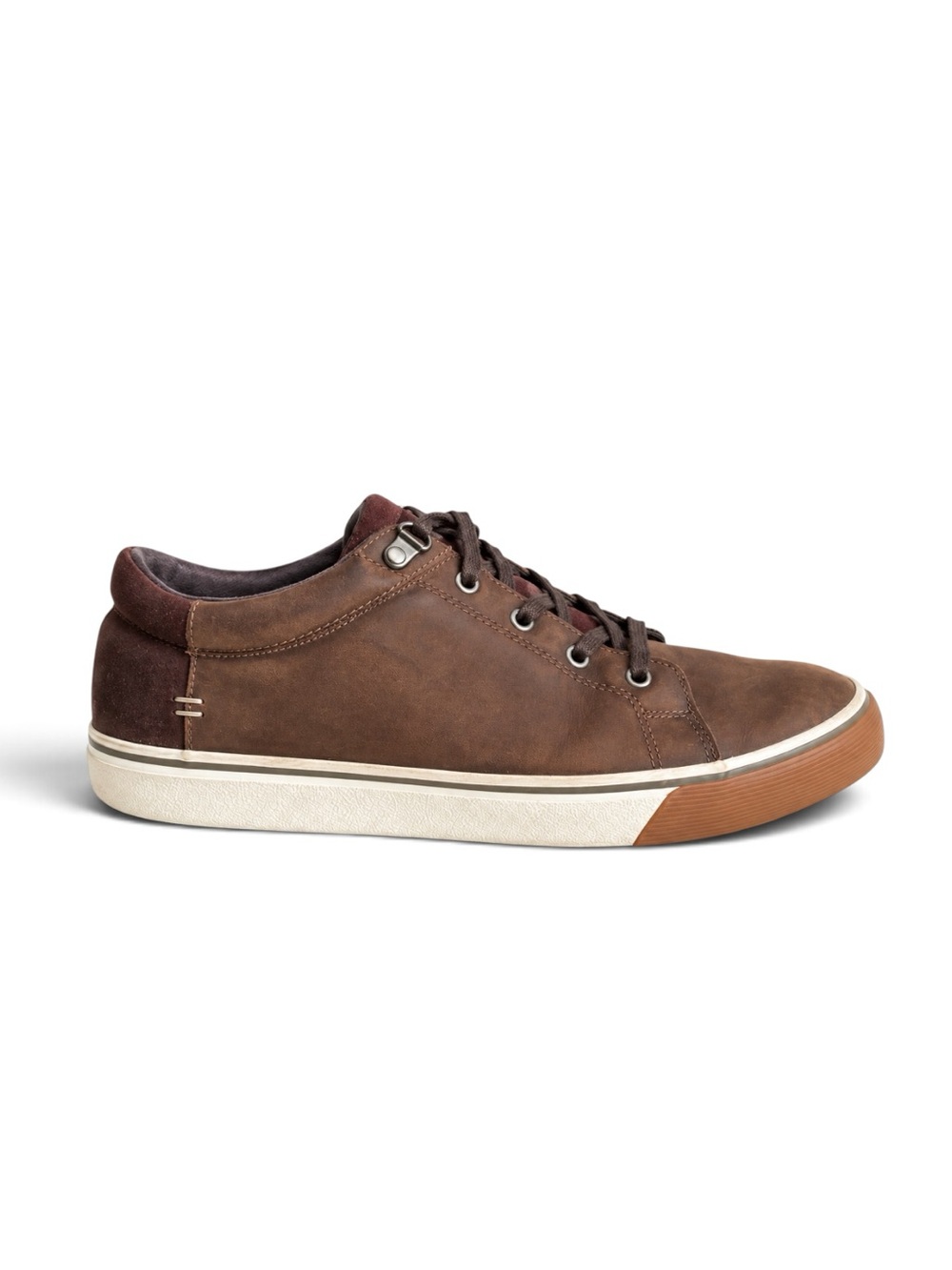 UGG Brock II WP Waterproof Leather & Suede Sneakers Brown Size 9.5